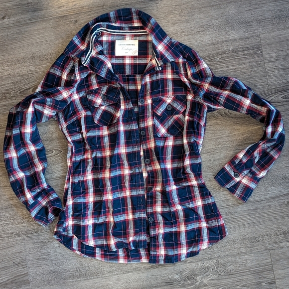Fitted flannel shirt - Picture 1 of 4